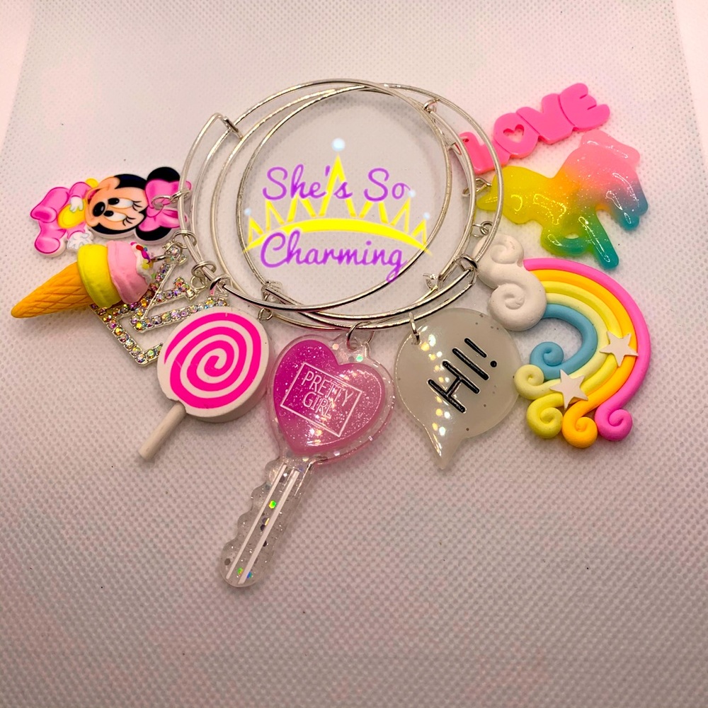 Baby Minnie charm bracelet